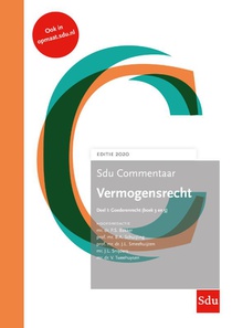 Sdu Commentaar Vermogensrecht 2020 (set van 2 delen)