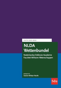 NLDA Wettenbundel. Editie 2021-2022 voorzijde