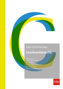 Sdu Commentaar Insolventierecht, Editie 2022 voorzijde