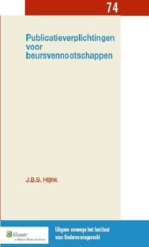 Publicatieverplichtingen voor beursvennootschappen