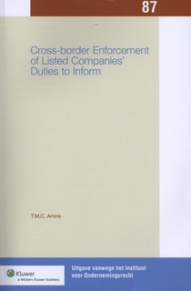 Cross-border enforcement of listed companies duties to inform