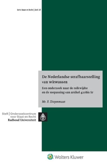 De Nederlandse strafbaarstelling van witwassen