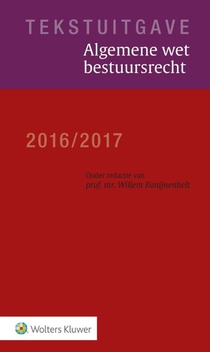 Tekstuitgave Algemene wet bestuursrecht 2016/2017