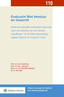 Evaluatie Wet bestuur en toezicht