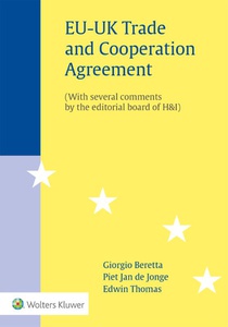 EU-UK Trade and Cooperation Agreement voorzijde