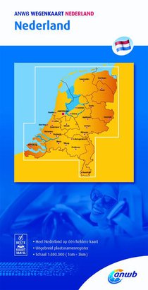 Anwb wegenkaart nederland voorzijde