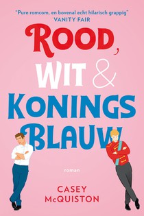 Rood, wit & koningsblauw voorzijde