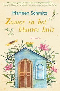 Zomer in het blauwe huis voorzijde