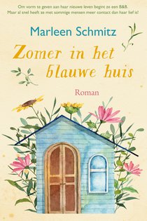 Zomer in het blauwe huis voorzijde