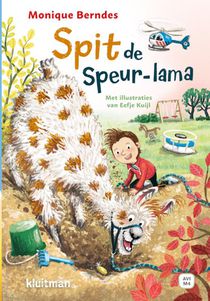 Spit de speur-lama voorzijde