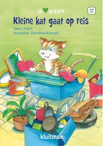 Kleine kat gaat op reis voorzijde