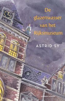 De glazenwasser van het Rijksmuseum voorzijde