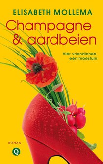 Champagne en aardbeien voorzijde