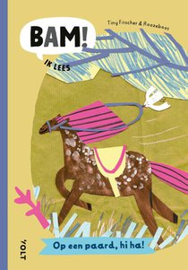 Ik lees: Op een paard, hi ha!