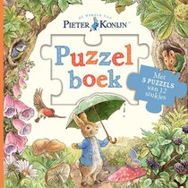 Pieter Konijn - Puzzelboek voorzijde