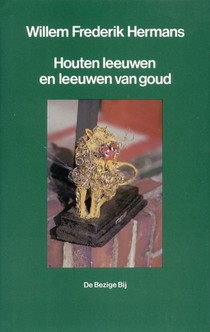 Houten leeuwen en leeuwen van goud voorzijde