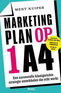 Marketingplan op 1 A4 voorzijde