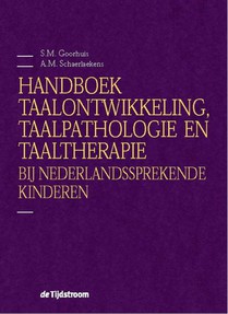 Handboek taalontwikkeling, taalpathologie en taaltherapie bij Nederlandssprekende kinderen voorzijde