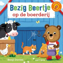 Bezig beertje op de boerderij voorzijde