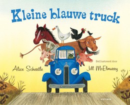 Kleine blauwe truck