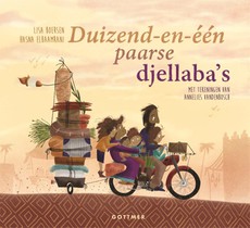 Duizend-en-één paarse djellaba's voorzijde