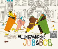 Vuilnisvarkens Job & Bob voorzijde