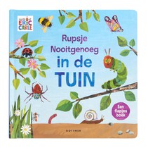 Rupsje Nooitgenoeg in de tuin voorzijde