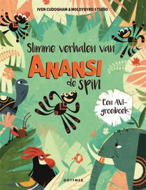 Slimme verhalen van Anansi de spin voorzijde