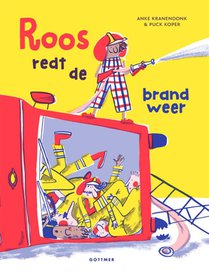 Roos redt de brandweer