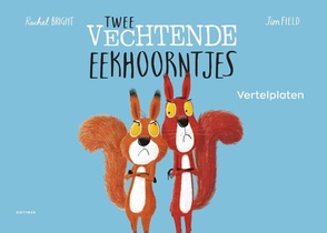 Twee vechtende eekhoorntjes