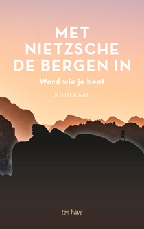 Met Nietzsche de bergen in voorzijde