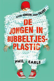 De jongen in bubbeltjesplastic voorzijde