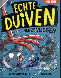 Echte duiven zien ze vliegen voorzijde