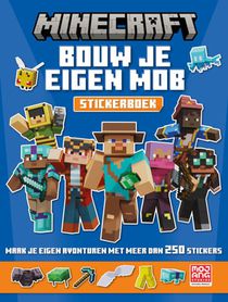 Minecraft Stickerboek - Bouw je eigen mob voorzijde