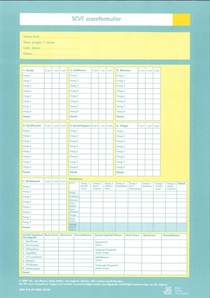 Sociaal Cognitieve Vaardigheden Test (SCVT) - scoreformulieren