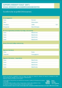 Support Intensitiy Scale (SIS) - scoreformulieren