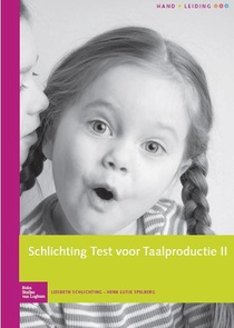 Schlichting Test voor Taalproductie-II (Schlichting Taalproductie) - handleiding voorzijde