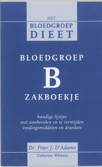 Bloedgroep B zakboekje voorzijde