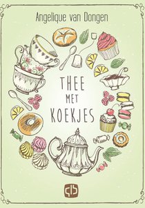 Thee met koekjes voorzijde