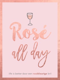 Rosé all day - cadeauboek voorzijde