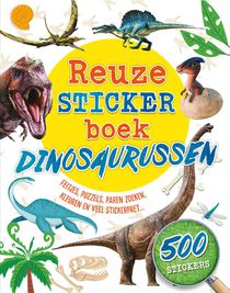 Reuzestickerboek Dinosaurussen voorzijde