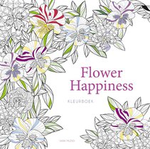 Flower Happiness - Kleurboek voorzijde