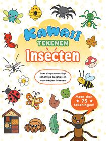 Kawaii tekenen insecten