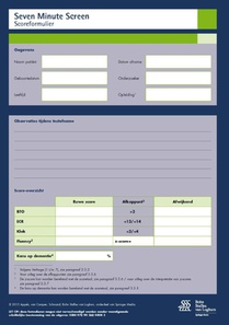 Seven minute Screen (7MS) - scoreformulieren