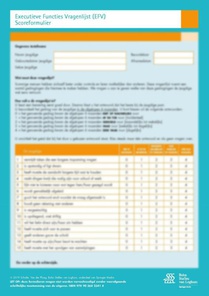 Executieve Functies Vragenlijst (EFV) scoreformulieren