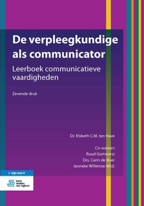 De verpleegkundige als communicator voorzijde