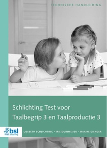 Schlichting Test voor Taalbegrip en Taalproductie 3 - Technische Handleiding voorzijde