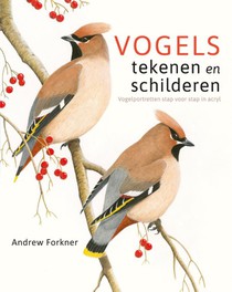 Vogels tekenen en schilderen voorzijde