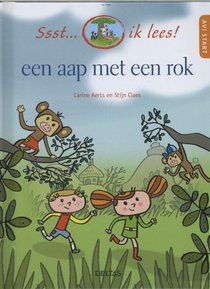 Een aap met een rok