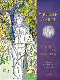Moeder aarde Mindfulness & meditatie kleurboek voorzijde